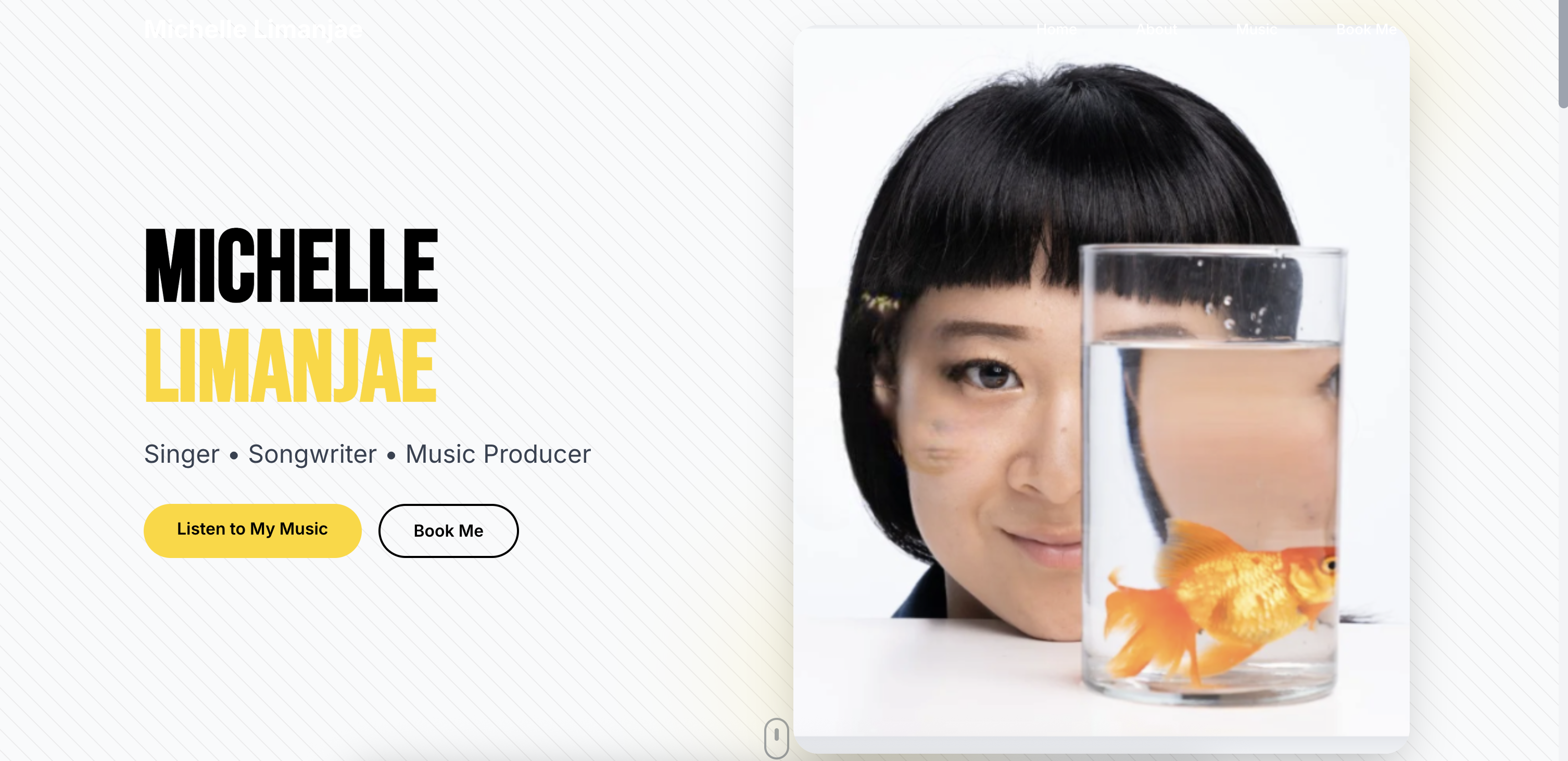 Michelle Limanjae website preview